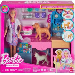 Barbie Clinica Veterinaria di Pronto Soccorso Set con Bambola e Accessori 4+JFX9 - Foto 1 di 1