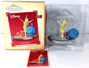 Hallmark Andenken Ornament 2004 Tinkerbell Disney Peter Pan Aufziehspiegel NEU - Bild 1 von 5