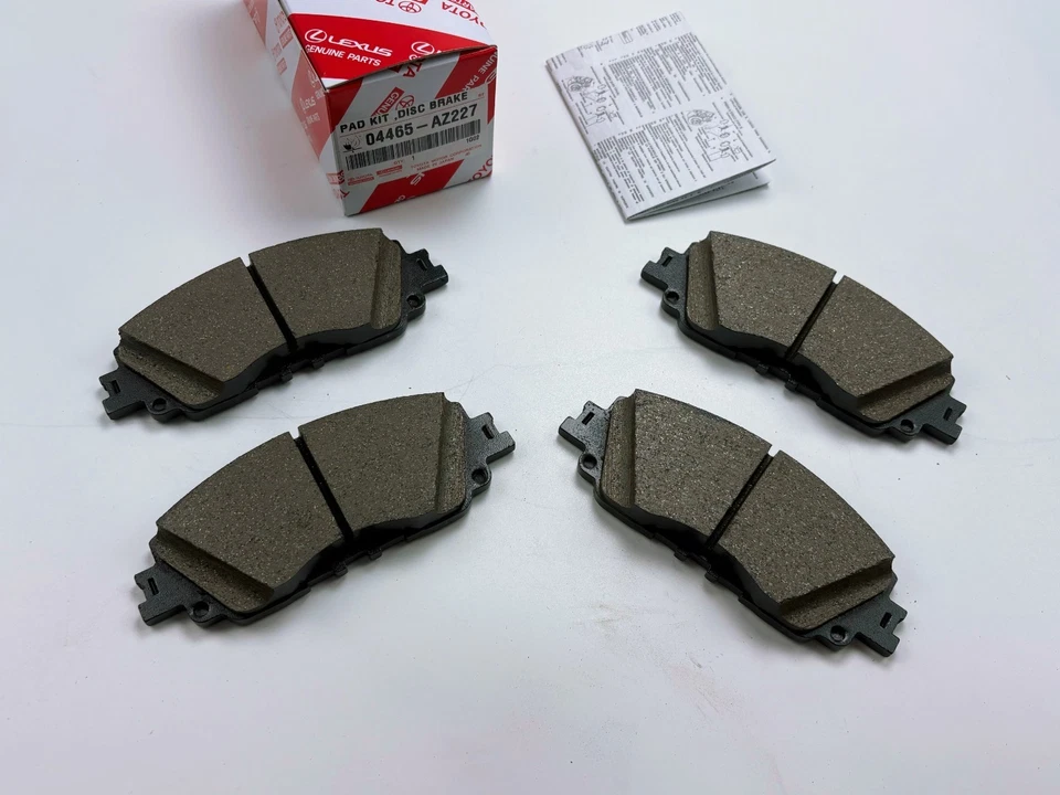 FRONT GENUINE OEM TOYOTA LEXUS ES300h CAMRY NEW BRAKE PADS 04465-AZ227 2018-2024 - Image 1 of 4