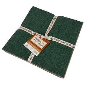 Maywood Studio (SQ-MASWOF-DES) Bonnie Sullivan Woolies Flannel Desert Sunset 10" - Picture 1 of 6