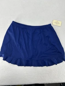 St. John's Bay Badehose Rüschen ROCK Damengröße 14 BLAU mit integriertem Slip - Bild 1 von 10