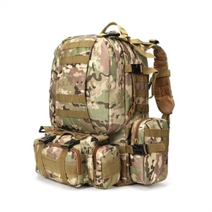 Waterproof Hiking Camping Backpack Large Outdoor Travel Rucksack Military Bag  ☪ - Picture 1 of 18