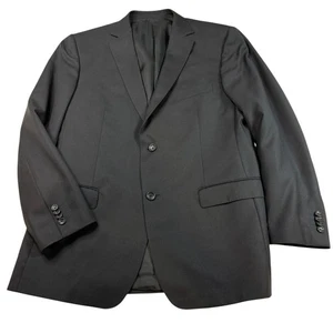 Z Zegna City Wollmischung Blazer Sakko Schwarz Herren Größe 52R Made in Italy - Bild 1 von 8