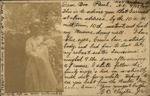 Postcard Real Photo Eastman Sepia Paper Advertising Louisiana 1904 - Picture 1 of 2