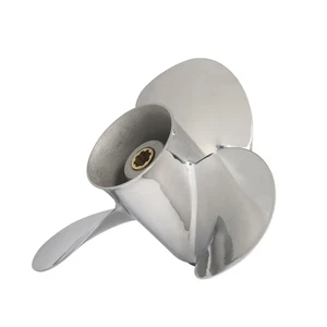 9 1/4 x 10 Stainless Steel Boat Propeller fit Honda Motor BF 8-20HP 8 Tooth,RH - Picture 1 of 4