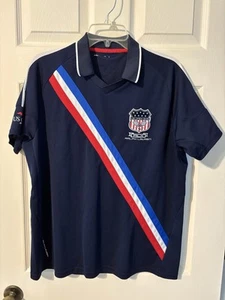 Polo tennis donna RLX Ralph Lauren US Open 2015 con stemma/banner taglia L - Foto 1 di 9