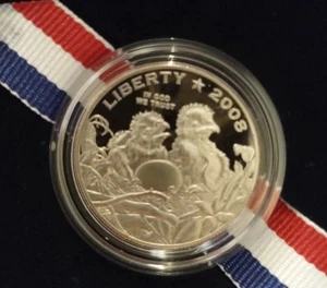 2008 S Bald Eagle US Commemorative Half Dollar OGP COA - Picture 1 of 10