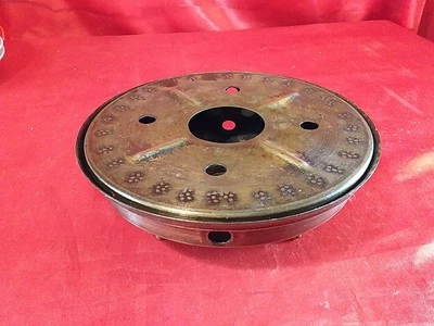 Altes Stövchen Rechaud Warmhalteplatte Sputnik Ära Kupfer Vintage (4710) - Bild 1 von 4