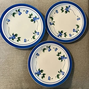 L.L. Bean BLUEBERRY Dinner Plates, 10 7/8" You pick qty. - Picture 1 of 4