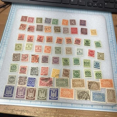 70 USED/HR/few MNH Deutsches Reich Stamps; 1920- 1945; $1 Ships- NICE- A DEAL! - Image 1 of 4
