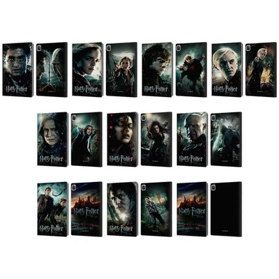 OFFICIAL HARRY POTTER DEATHLY HALLOWS VIII LEATHER BOOK CASE FOR APPLE iPAD - Image 1 of 4