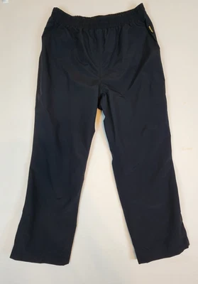 Cabelas GORE-TEX Rain Pants Black Pockets Suspender Buttons Men Size XL Regular - Image 1 of 4