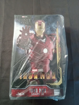 Iron Man Mark III 3 Avengers Three Zero DLX 1:12 Figure New Factory Sealed - Image 1 of 4