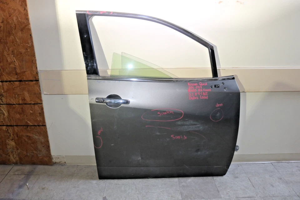 2011 2017 NISSAN QUEST RIGHT SIDE FRONT DOOR SHELL Foto 1 de 4