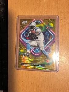 2023 Topps cromo cósmico Stephen Davis refractor dorado #260 Panthers SSP #24/50 - Imagen 1 de 2