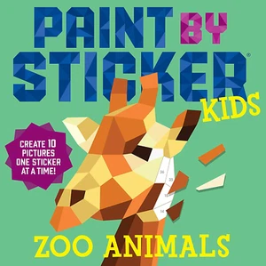 Paint by Sticker Kids: Zoo Animals: Create 10 Pictures One Sticker at a Time! - Picture 1 of 12