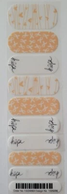 Media hoja Jamberry envolturas de uñas personalizadas mixtas Mani ~ Yellow Hope Foto 1 de 2