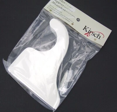 Suporte Kirsch Wood Trends 5503EG025 branco 3,5" retorno para uso com poste de 2" - Imagem 1 de 4