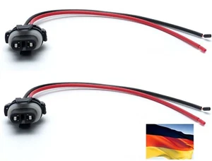 Flosser Wire Harness 9440 Pigtail Female 893 Fog Light Bulb Plug Adapter Socket - Picture 1 of 9