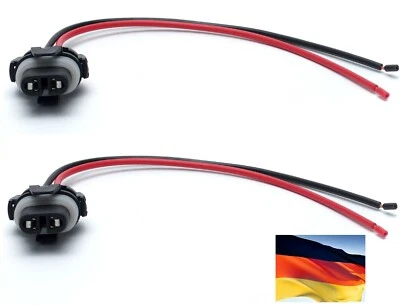 Flosser Wire Harness 9440 Pigtail Female 893 Fog Light Bulb Plug Adapter Socket - Image 1 of 4