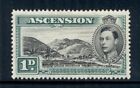 ASCENSION 41 SG39 MH 1938-53 1p grn KGVI Green Mountain Perf 13&1/2 CV$30