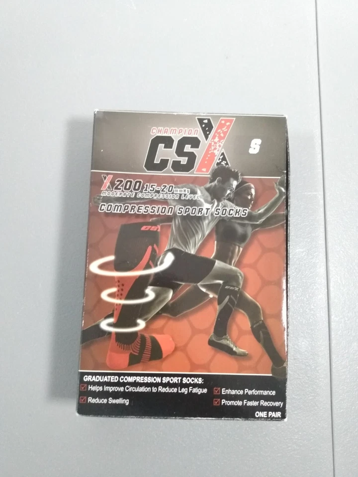 CSX Compression Socks for Men and Women, Knee High, Recovery Support, 1 pr, Sz S - Image 1 of 4