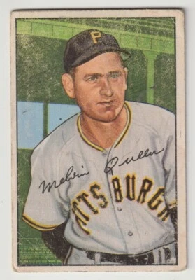 1952 Bowman Mel Queen Card #171 Pittsburgh Pirates - Image 1 of 2