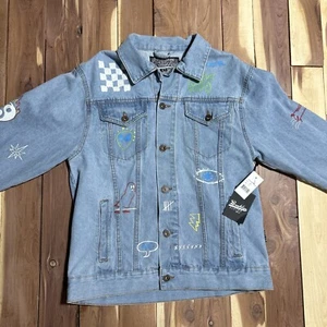 BROOKLYN CLOTH Savage Mens Denim Jacket Medium Brand New W Tags - Picture 1 of 7