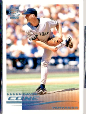 2000 PACIFIC CROWN COLLECTION PLATINUM BLUE BLANK SERIAL VAR #187 DAVID CONE 1/1 - Image 1 of 2