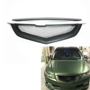 Fiberglass Front Bumper Grille Honeycomb For Acura TL 2004-2008 Matte Black zo - Picture 1 of 5