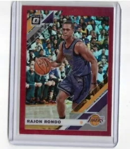 2019-20 Optic Basketball Holo Red Card # 100 Rajon Rondo Los Angeles Lakers /99 - Bild 1 von 2