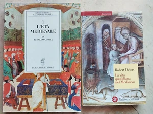 L'ETA' MEDIEVALE di COMBA e LA VITA QUOTIDIANA NEL MEDIOEVO di DELORT - Foto 1 di 2