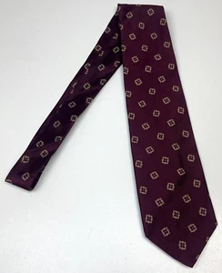 Brooks Brothers Makers Red Blue Geometric Wepp Tie Made with Italian Silk in USA - Picture 1 of 8