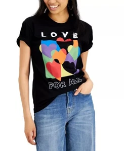 MAD ENGINE Cotton Love For All-graphic T-shirt In Black Size XS - Picture 1 of 3
