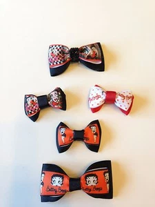 Handmade Small Dog and Cat Collar Bows - Betty Boop, TMNT - Picture 1 of 7