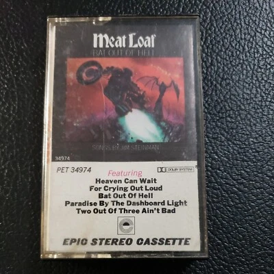Bat Out of Hell-cassette-Meat Loaf-Epic/Cleveland-#PET34974 - Image 1 of 4