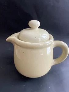 MCM Stoneware Beige Speckled Teapot GALAXY Cottage Core - Picture 1 of 5