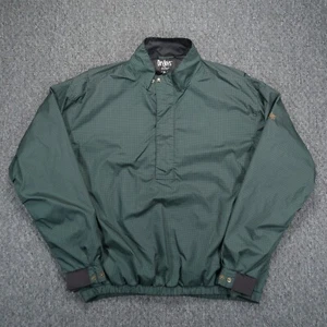 Footjoy Jacket Mens Extra Large Green Black Houndstooth DryJoys FJ Half Zip - Picture 1 of 9