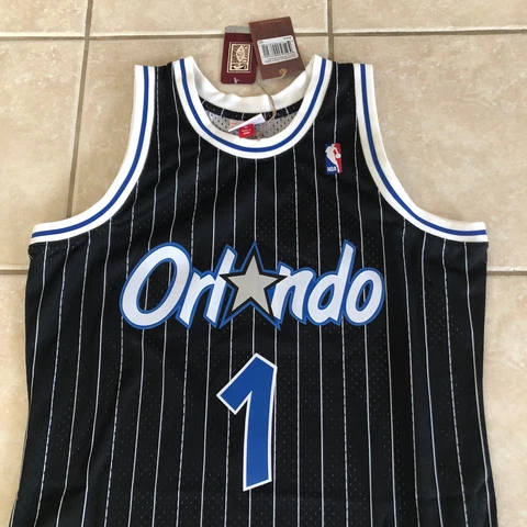 MITCHELL & NESS Mens L Orlando Magic 94-95 Hardaway 1  Swingman Jersey Nwt $135 Cover