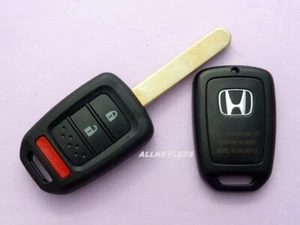 Unlocked OEM HONDA CR-V  FIT keyless entry fob MLBHLIK6-1T +UNCUT KEY BLADE - Picture 1 of 2