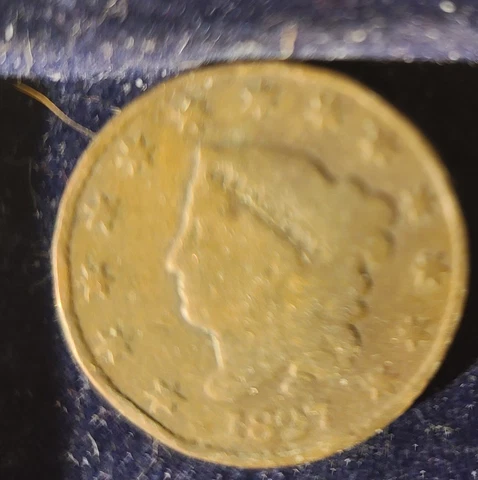 1827 US American Matron Head Fair Large Cent Cover