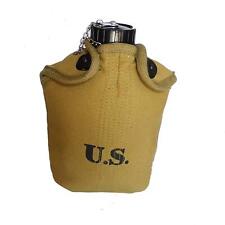 Reproduction Ww2 Us 1.0l Canteen With Cup Cover Set 3 In 1