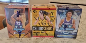 2022 2024 Bowman U Chrome Basketball Blaster Box 3 Lot Caitlin Clark Collection - Picture 1 of 5