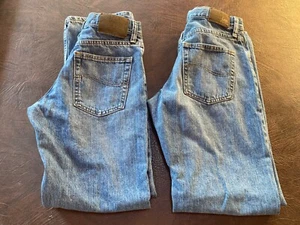 Boy's 16R (26x29) Lot of 2 Lee Premium Select Jeans Blue Straight Adj. Waist - Picture 1 of 12