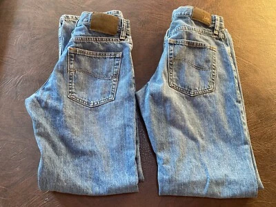 Lote de 2 jeans Lee Premium Select azul recto ajustados 16R (26x29) para niño Cintura Foto 1 de 4