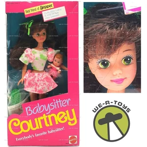 Barbie Babysitter Courtney Best Friend Of Skipper Doll 1990 Mattel #9434 - Picture 1 of 10