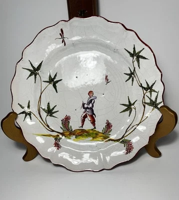 Antique Italian Faience Majolica Plate Felice Clerici Attributed 18th Century - Image 1 of 4