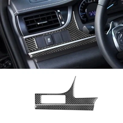 2Pcs Carbon Fiber Lighting Control Button Frame Cover For Toyota Camry 2012-2014 - image 1 of 4