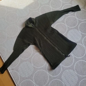 ISSEY MIYAKE Pleats Please Jacket Blouson Women Size 3 Khaki - Picture 1 of 6