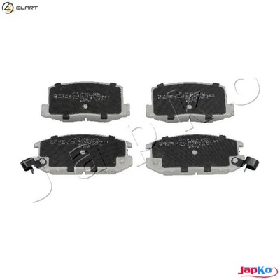 BRAKE PAD SET DISC BRAKE 51204 FOR TOYOTA MR/III MR2 1ZZ-FE 1.8L 4A-GEL 4cyl - Image 1 of 4